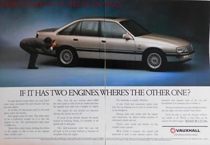 Vauxhall SENATOR 'CD' Saloon Motor Car ADVERT : Original 1991 Print Ad E16/22 - Foto 1 di 1
