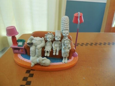 Hamilton The Simpsons Couch Gag - "Couch Concrete" Skulptur Marge Bart Homer - Bild 1 von 4