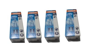 Osram 66740 120V Halopin G9 40 Watt Clear 66740 2700K 510lm Dimmable Lamp 4PK - Picture 1 of 5