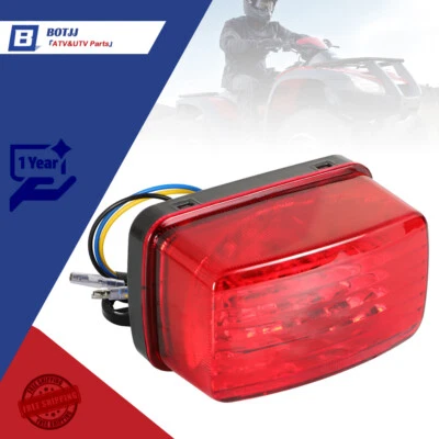 Conjunto de luz trasera con bombilla para Yamaha Rhino 660 YXR660F 4X4 2004 2005 2006 2007 Foto 1 de 4