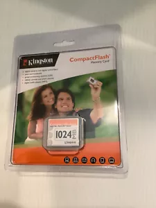 Kingston Technologies 1024 MB Compact Flash Card New In Package - Picture 1 of 2