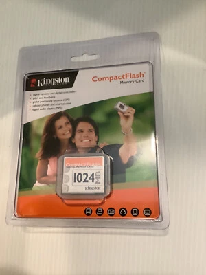 Kingston Technologies 1024 MB Compact Flash Card New In Package - Image 1 of 2