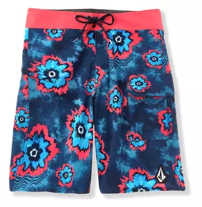 Volcom July 4th Mod Board Shorts - NWT Mens 34 Blue / Multi - #44797-F3 - Picture 1 of 2