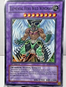 Elemental Hero Wild Wingman MP Ultimate 1st Ed EOJ-EN035 Yu-Gi-Oh Card - Picture 1 of 4