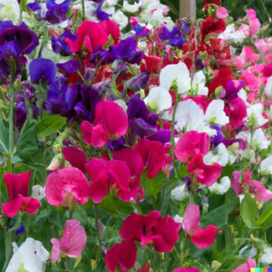 80 ct Sweet Pea Vine Seeds | Royal Family Flower Garden Mix | FREE SHIPPING - Picture 1 of 12