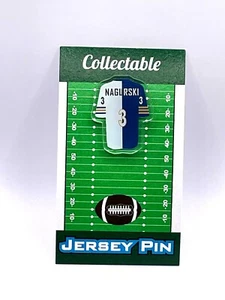 Chicago Bears Bronko Nagurski jersey lapel pin-Classic throwback Collectable - Picture 1 of 1