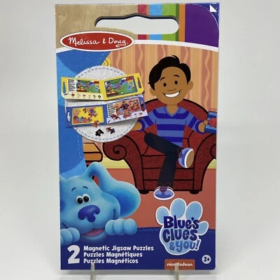 Melissa & Doug Blue's Clues & You! Rompecabezas magnéticos para llevar 2X 15 piezas Foto 1 de 4