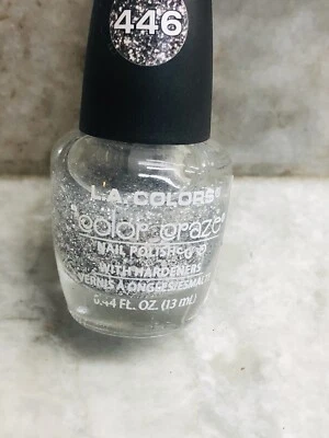 Envío N24 horas. New-L.A. Esmalte de uñas Color Crazy 446 diamante brillante. Foto 1 de 4