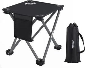 Folding Camping Stools, Portable Collapsible Fishing Stool, Lightweight Compact - Picture 1 of 11