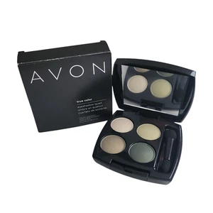 Avon Fresh Cut Greens True Color Eyeshadow Quad (2009) New Old Stock with Box - Picture 1 of 6
