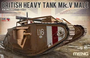 Meng ME-TS-020 1/35 WWI British Heavy Tank Mk.V "Male" - Picture 1 of 1