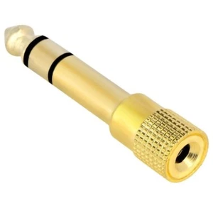 1/8 3.5mm Female to 6.5mm 1/4 Male Headphone Jack Adapter Plug Stereo Audio - Picture 1 of 4