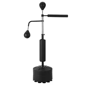 Barra girevole 360° Boxe Altezza Regolabile Speed Trainer con Speed Ball e Guanto - Foto 1 di 7