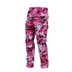 Pantalones de carga ROSA CAMUFLADO militares veteranos BDU ejército unisex concienciación sobre el cáncer de mama - Imagen 1 de 7