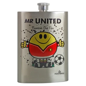 Mr UNITED Hip Flask Gift Boxed. Great Gift Idea for the MANCHESTER Football Fan - Picture 1 of 3