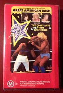 WCW Great American Bash: The Glory Days - 1989 Australian VHS Tape, Ric Flair - Picture 1 of 5