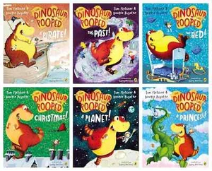 The Dinosaurs That Pooped Collection 6 Books Set by Tom Fletcher - Picture 1 of 5