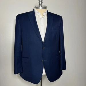 Sean John Men’s Blazer 46R – Blue Polka Dot Sport Coat Jacket - Picture 1 of 11