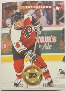 1996-97 Donruss Press Proofs Pat Falloon #208 Philadelphia Flyers #’d /2000 - Picture 1 of 2