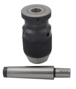 5/8"-1/64" JT6 Taper Keyless Drill Chuck Heavy Duty With MT3 M12 Drawbar - Picture 1 of 5