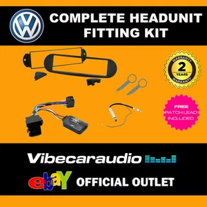 VW Beetle 1998-2012 Car Stereo Single Din Fascia Stalk Fitting Kit CTKVW06 - Picture 1 of 1