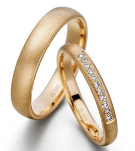 DISEÑO MADURO - ELEGANTES ANILLOS DE BODA / BRONCE - ORO - GRAN SELECCIÓN EN TIENDA - Imagen 1 de 1