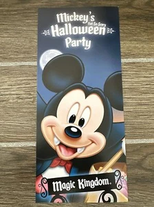 Disney Mickey's Not So Scary Halloween Party 2013 Flyer RARE MINT CONDITION - Picture 1 of 2