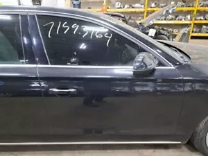 2014 A8 Audi Right Passenger Side Front Door Assembly Color: Black Z9y - Picture 1 of 6