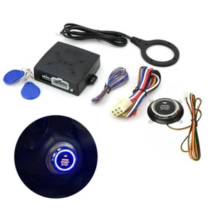 Car Ignition Switch Engine Start Push Button 12V RFID Keyless Entry Starter Kit - Picture 1 of 6