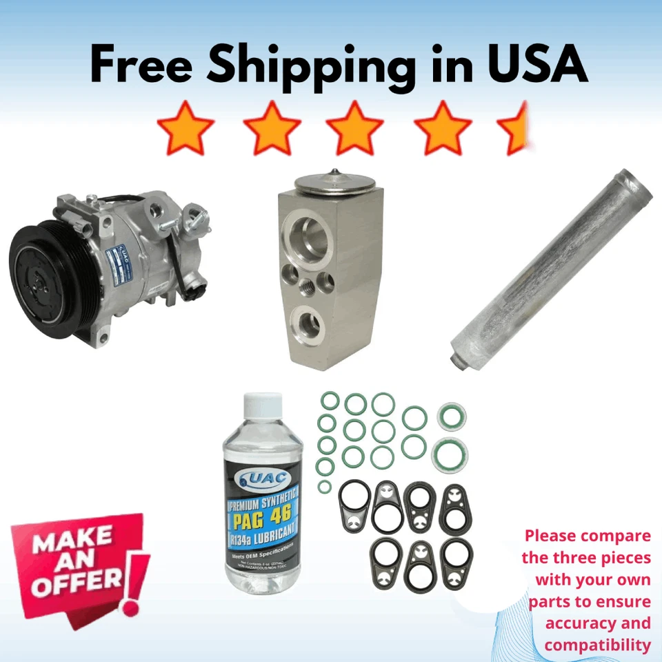 Compresor y válvula aire acondicionado aptos para Dodge Caliber 2010, Jeep Patriot 2010-2011 Foto 1 de 1