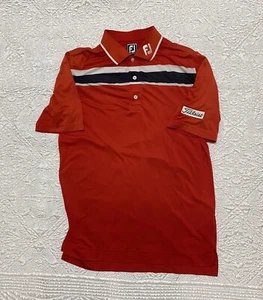 Footjoy Titleist Herren Poloshirt Athleisure Performance Stretch Rot M - Bild 1 von 8