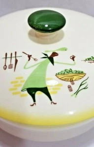 Rare PADEN CITY POTTERY CO California PROVINCIAL LIDDED CASSEROLE DISH Chef - Picture 1 of 6