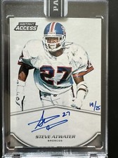 2020 PANINI Steve Atwater Hall Of Fame DENVER BRONCOS On Card AUTOGRAPH /25