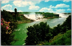Postkarte Vintage Chrome Niagara Falls New York NY - Bild 1 von 3