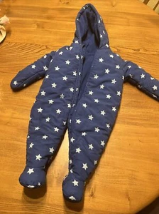 All in one ex. Mothercare padded snow suit. - Picture 1 of 4