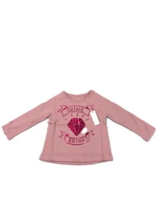 Camisa Gymboree Niñas Manga Larga Rosa Brillante Talla 2T - Imagen 1 de 5