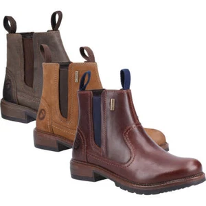 BOTAS DE TOBILLO COTSWOLD LAVERTON DESLIZANTES SEÑORA DISTRIBUIDOR DE CUERO CHELSEA IMPERMEABLES - Imagen 1 de 25
