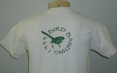 Camiseta De Colección 1999 Bandas de Aves Reserva Natural del Condado de Orange Hanes Beefy Hombres M Foto 1 de 4