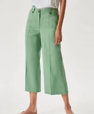 Adolfo Dominguez 🖤 Spanish Designer- RRP $339- Green Lyocell Cropped Trousers