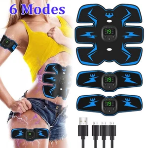 EMS Wireless Muscle Stimulator Trainer Electric Smart Fitness Abdominal Training - Picture 1 of 12