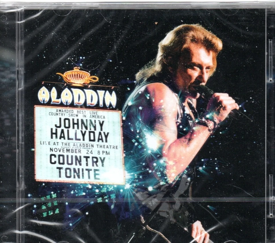 CD " Johnny Hallyday Live At The ALADDIN Theatre " Neu Versiegelt - Bild 1 von 1