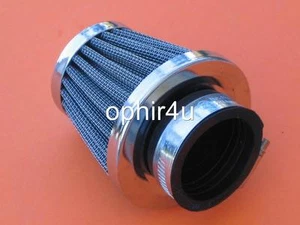 54 mm filtro de aire cono cromado para Honda Kamasaki Suzuki ATV - Imagen 1 de 1