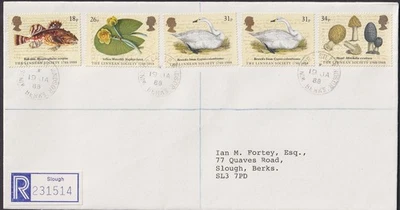 1988 LINNEAN SOCIETY, EMBOSSED CROWN COVER - WINDSOR CASTLE CDS - Image 1 of 2