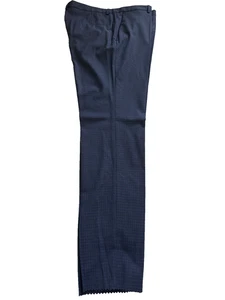 Hugo Boss Herren Modern Fit Wollmischung Anzughose, mittelblau kariert, Gr. 38R - Bild 1 von 4
