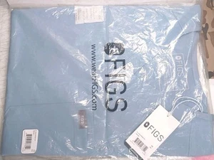 FIGS LEON SCRUB TOP talla:xs Lt. Azul - Imagen 1 de 5