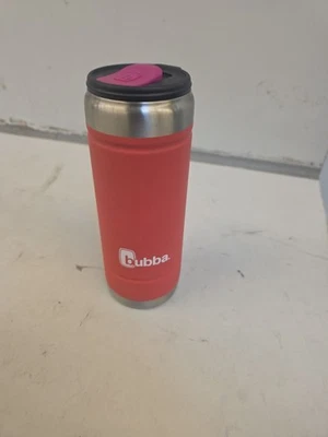 Bubba Tall Boy Insulated Stainless Steel Teal Crackle Can tumbler 18 oz Ros Pink - Image 1 of 4