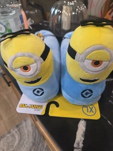 Cattivissimo Me Minions Ground Up Peluche Casa Pantofole Uomo Regalo Natale Donna - Foto 1 di 3