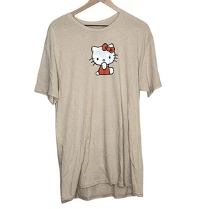 Hello Kitty By Sanrio Tan Rainbow Hello Kitty Graphic Short Sleeve T Shirt - Picture 1 of 6