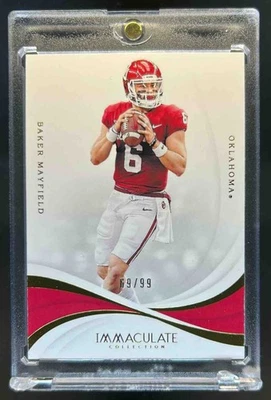 2019 Immaculate Collegiate Baker Mayfield #69/99 Sooners - Image 1 of 2