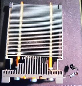 Original Apple MAC Pro A1186 Northbridge Kühlkörper 593-0636 076-1303 W Lüfter - Bild 1 von 2